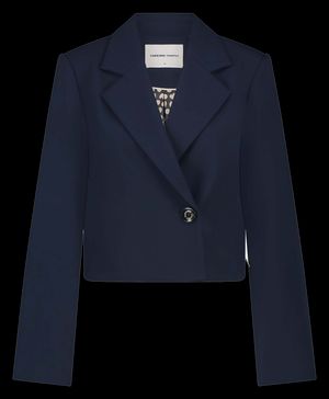 Fabienne Chapot - Vetse col tailleur - Taille 40 - Bleu