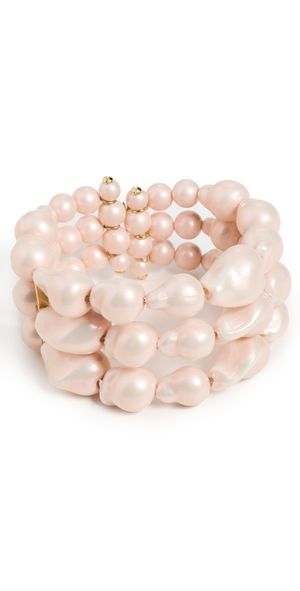 Lele Sadoughi Collector Pearl Bracelet Rose One Size