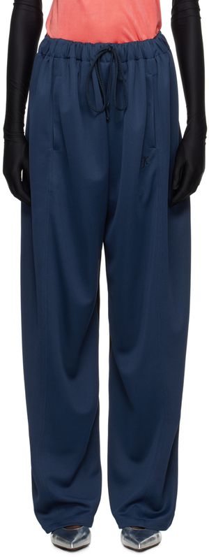 Julie Kegels Pantalon de détente Pifty bleu marine et noir exclusif à SSENSE