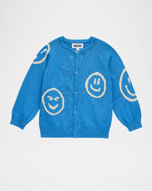 Boy's Brody Cardigan Sweater, Size 3M-4