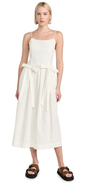 Damson Madder Penelope Dress White 8