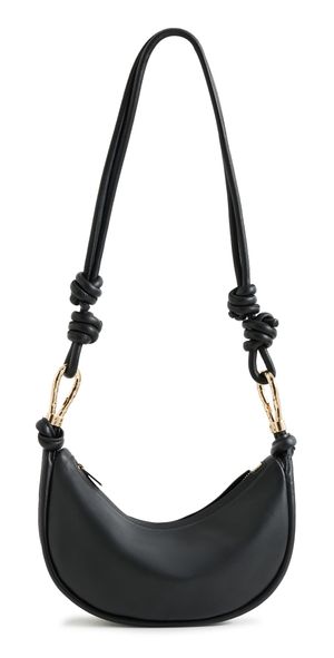 SIMKHAI Avery Leather Crossbody Bag Black One Size