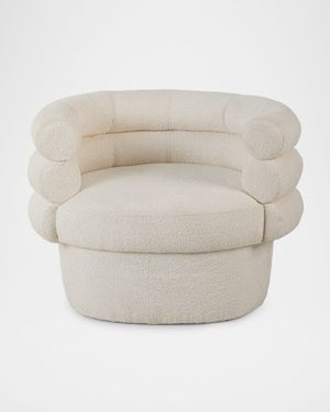 Heidi Boucle Barrel Chair