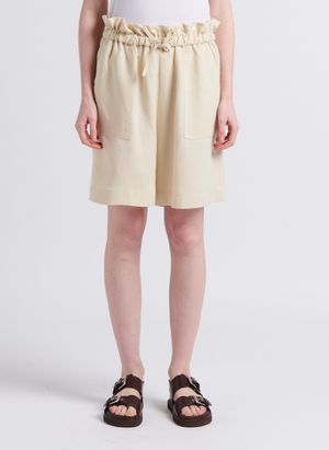 The New Society - Short droit taille haute volanté - Taille M - Blanc