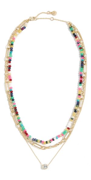 BaubleBar Pre-Layered Semi Necklace Multi One Size
