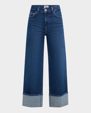 Sasha Ankle Jeans with Wide Cuff