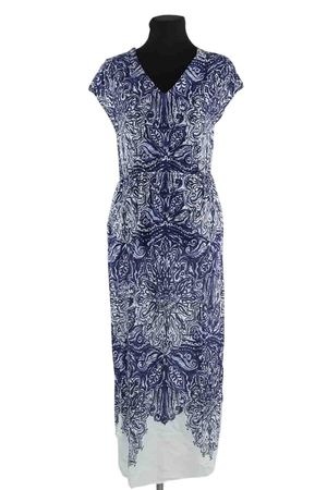Chloe Stora - Seconde Main - Robe en coton - Taille S - Bleu