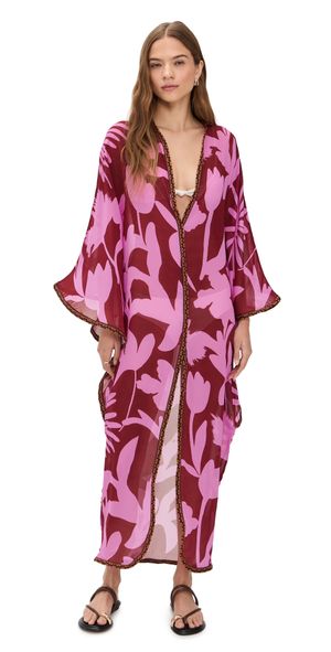 Eywasouls Malibu Jaya Dress Red Wine Pink Delight L