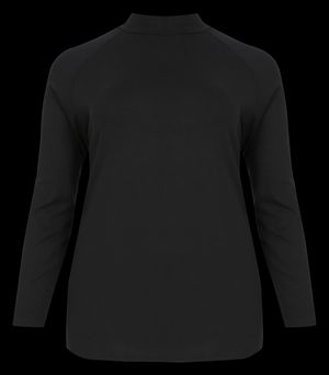 Mat Fashion - T-shirt col montant - Taille 50 - Noir