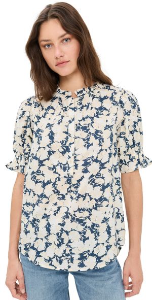 Apiece Apart Los Altos Top Alina Floral Cream XS