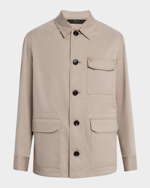 Men's Cotton and Wool Work Jacket