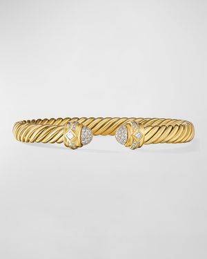 7mm Renaissance Cablespira Bracelet in 18K Gold