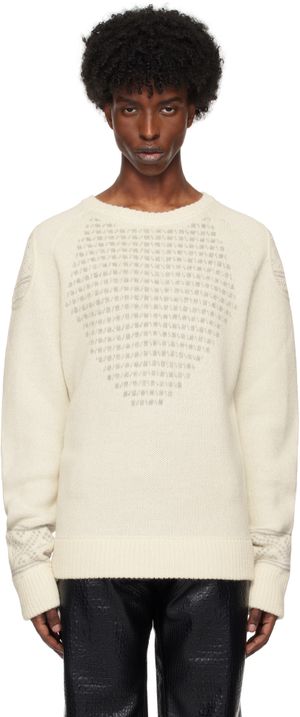 GmbH Off-White Raed Biker Sweater