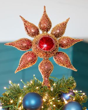 Red Star Christmas Tree Topper