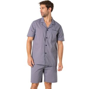 Pyjama court ouvert homme popeline eminence - Taille 3XL - Bleu