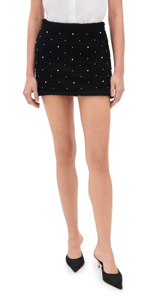 FRAME The Embellished Skirt Black XL