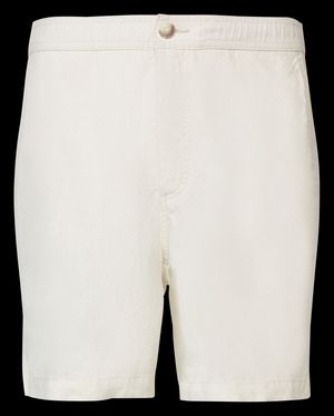 Esprit - Short droit en lin mélangé - Taille 34 - Blanc