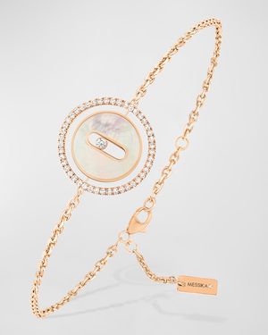 LUCKY MOVE 18K ROSE GOLD MOTHER-OF-PEARL BRACELET
