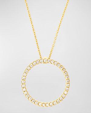 Pave Circle Necklace