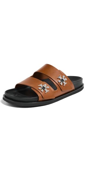 Tory Burch Turnlock Sport Slides Classic Cuoio 6.5