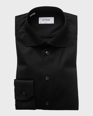 Slim-Fit Twill Dress Shirt