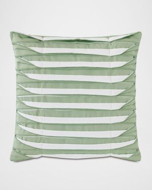 Plisse Pleated Decorative Pillow