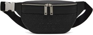 Ferragamo Black Travel Embossed Belt Bag