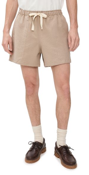 Howlin' Magic Seersucker Shorts 4.25 Biscuit L