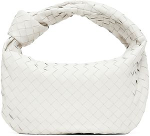 Bottega Veneta White Teen Jodie Bag