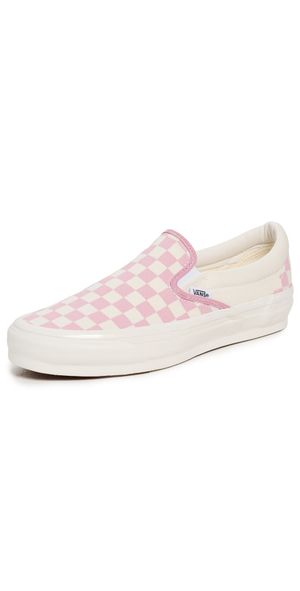Vans U Lx Classic Slip-Ons Checkerboard Pink Dawn M 6.5/ W 8