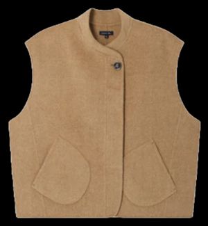 Soeur - Blouson court col montant en laine mélangée - Taille 3 - Beige