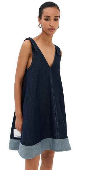 3.1 Phillip Lim Trapeze Mini Dress Dark Indigo M