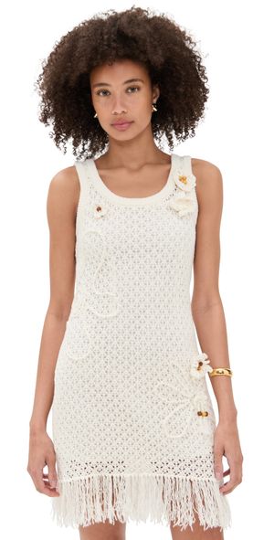 Lingua Franca Karla Dress Ivory L