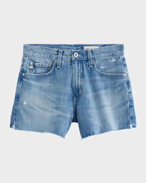 Halle Cut-Off Denim Shorts