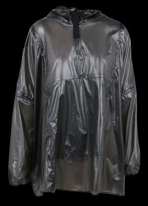 Rains - Anorak col montant à capuche - Taille M - Noir