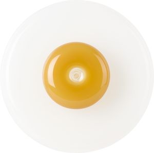 Maison Balzac White & Yellow 'The Good Egg' Incense Holder