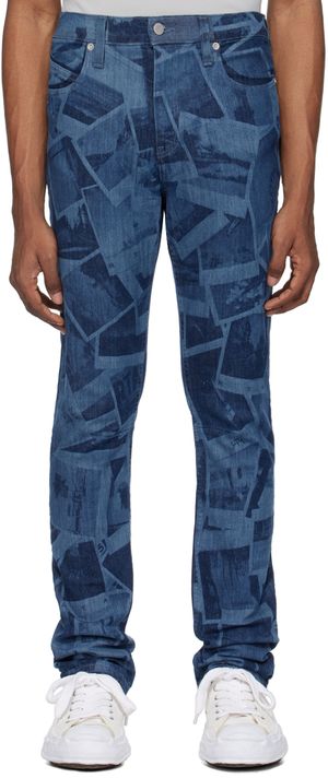RTA Jean ajusté bleu