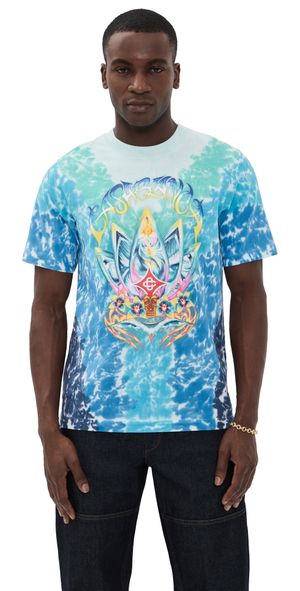 Casablanca Surf Lotus Tie Dye Tee Multi XL