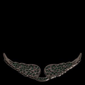 Zadig&voltaire - Charm ailes à strass - Taille Unique - Argent