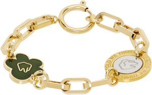IN GOLD WE TRUST PARIS SSENSE Exclusive Gold Heavy Chain Bracelet