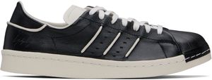 Y-3 Baskets Superstar noir et blanc cassé