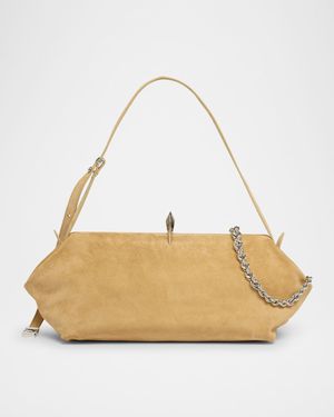 Sophia Suede Shoulder Bag