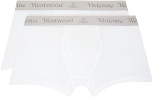 Vivienne Westwood Ensemble de deux boxers blancs
