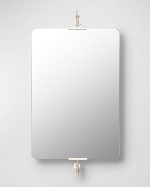 Anastasya 46" Wall Mirror, Silver