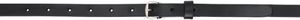 Ann Demeulemeester Ceinture Teddy noire