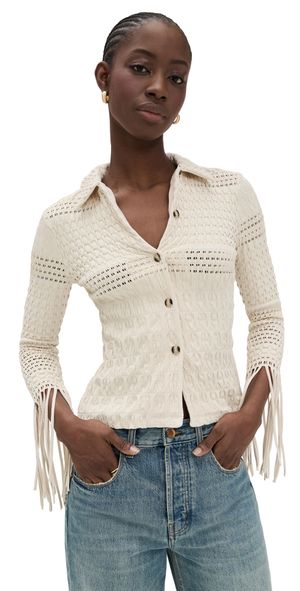 Nanushka Niceta Blouse Creme L