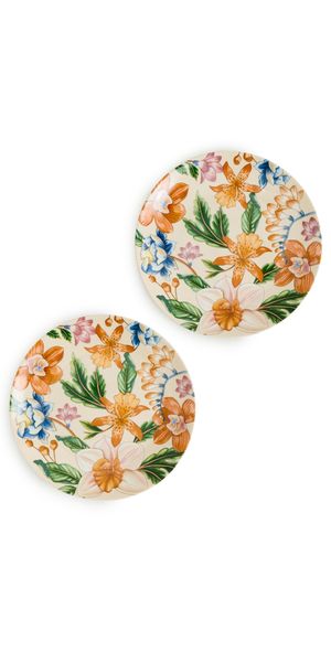 FARM Rio Floral Nature Dinner Plates Set of 2 Multi One Size