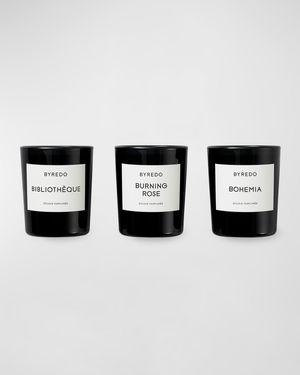 La Mini Candle Selection Bois, 3 x 70g