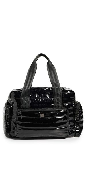 Think Royln Voyager Tote Black Patent One Size