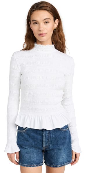 Merlette Kantor Jersey Top White XS